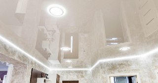 Натяжной ПВХ потолок Луховицы, цена от 2080 руб.